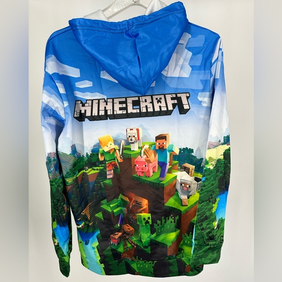 Minecraft Youth Novelty Pullover With Front Pocket - Picture 2 of 2